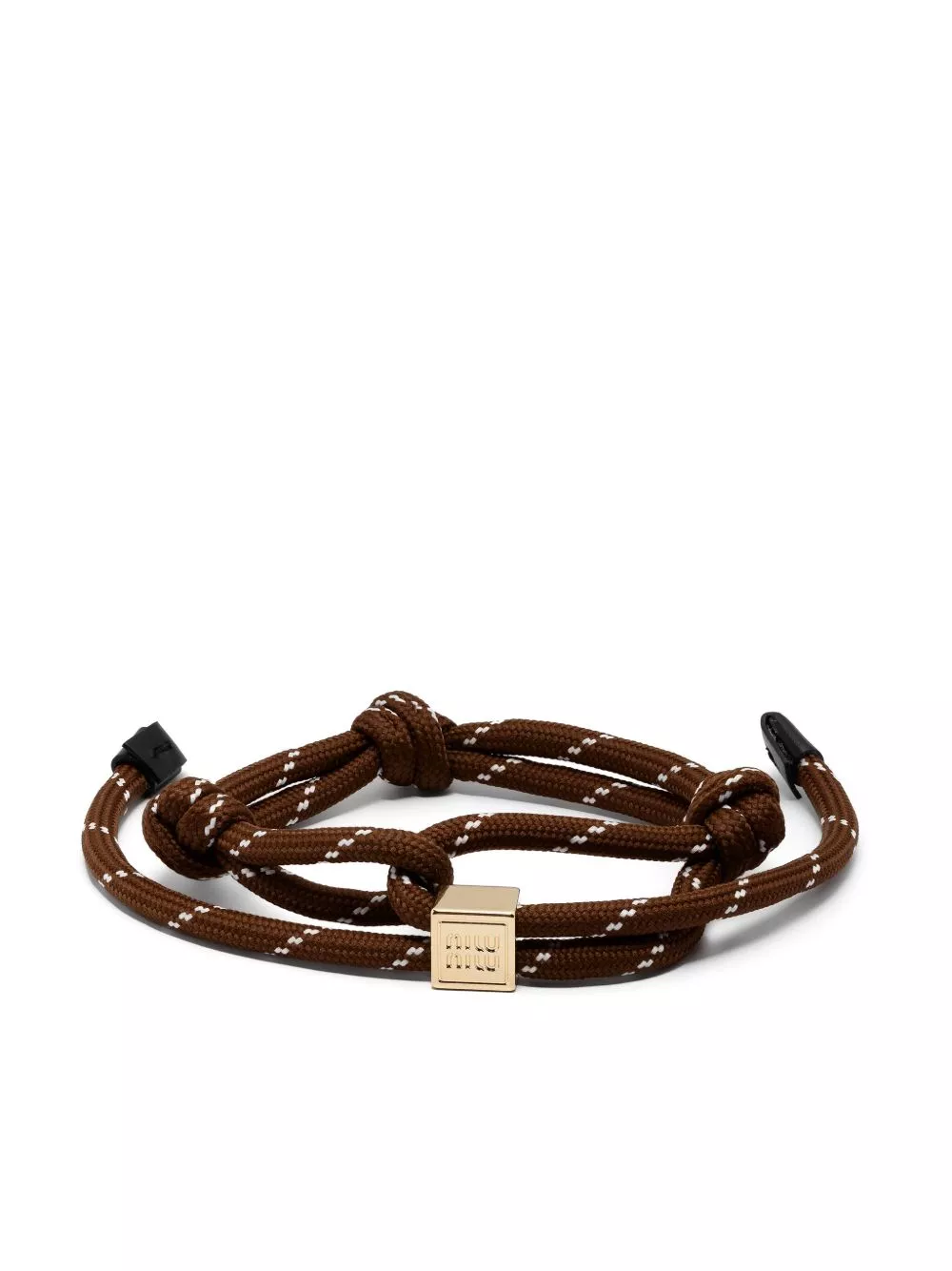 Affordable Miu Miu logo-charm cord bracelet Women 0131