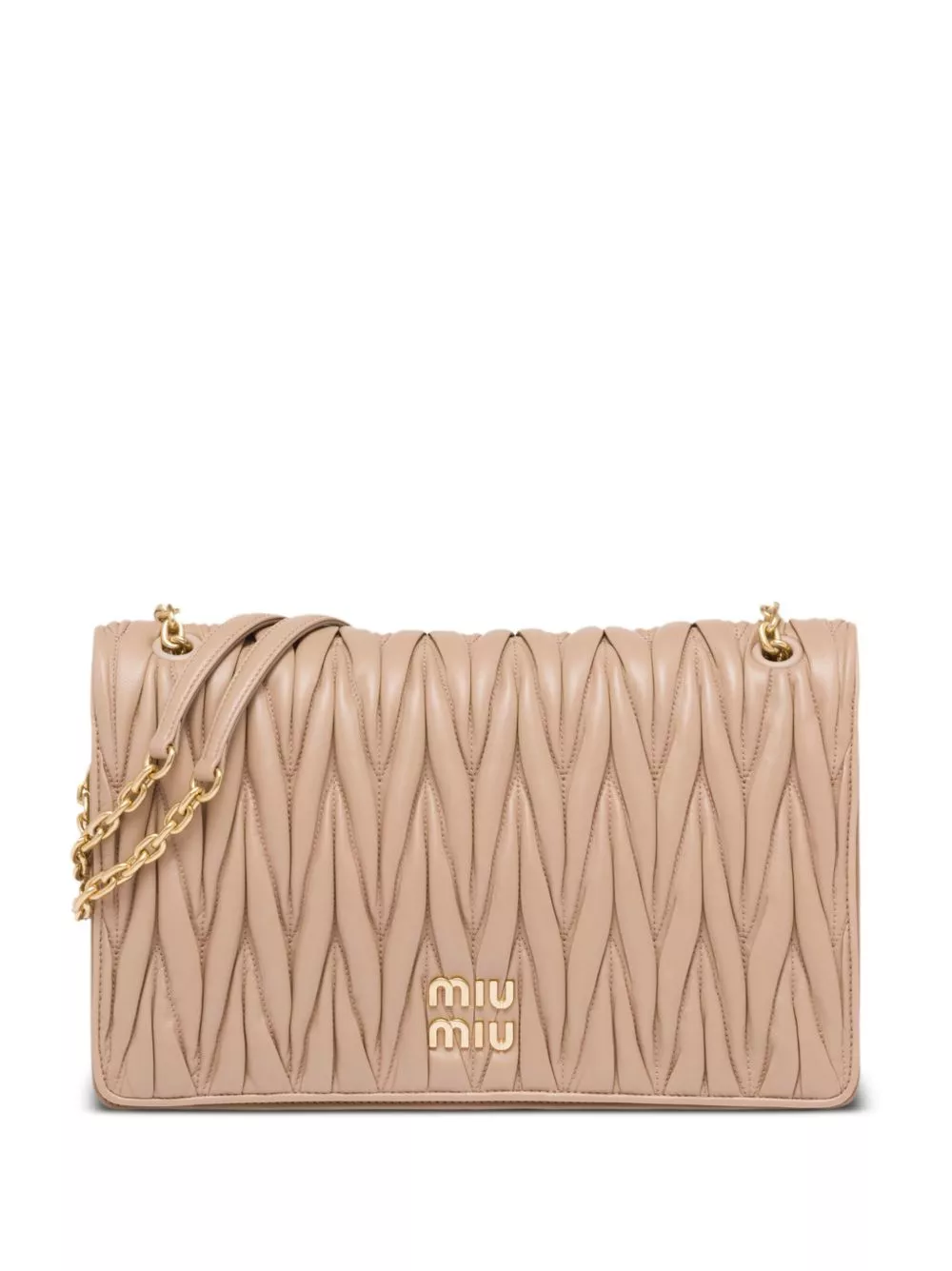 Affordable Miu Miu matelasse nappa leather shoulder bag Women 0125