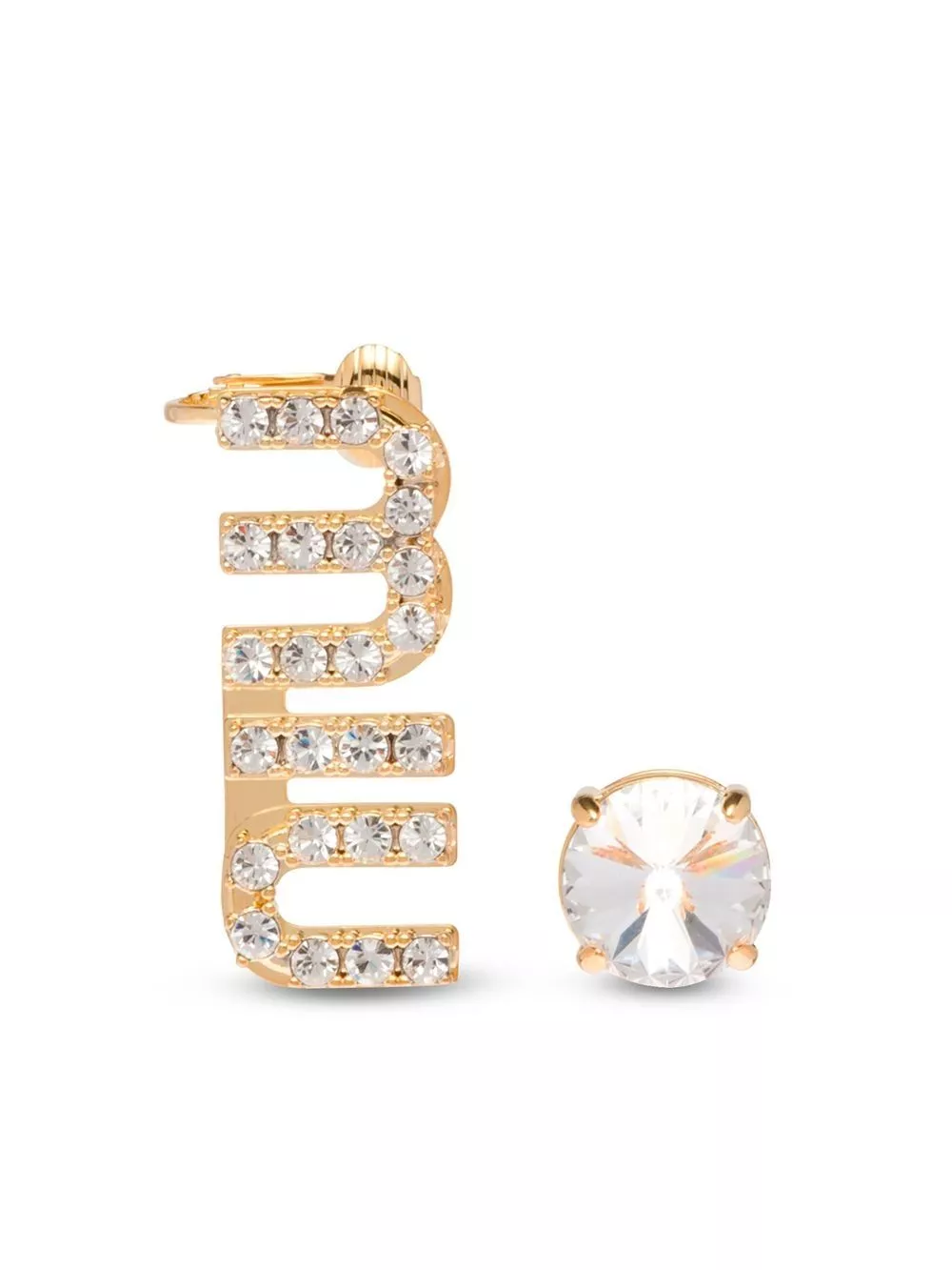 Miu Miu crystal-embellished stud earrings Women 0116