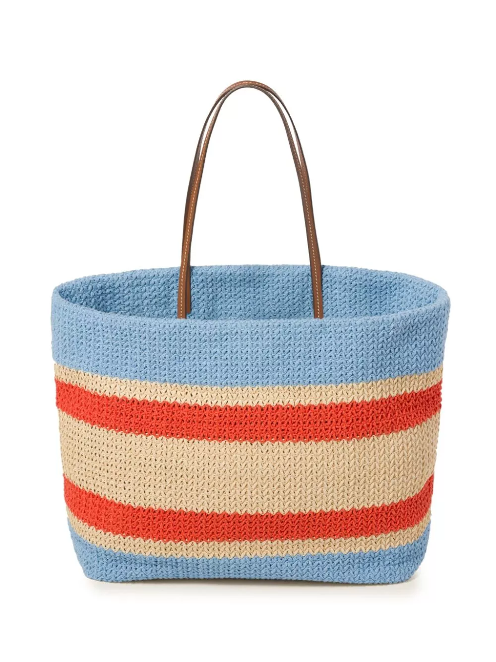 Rep Miu Miu striped woven tote bag Women 0113