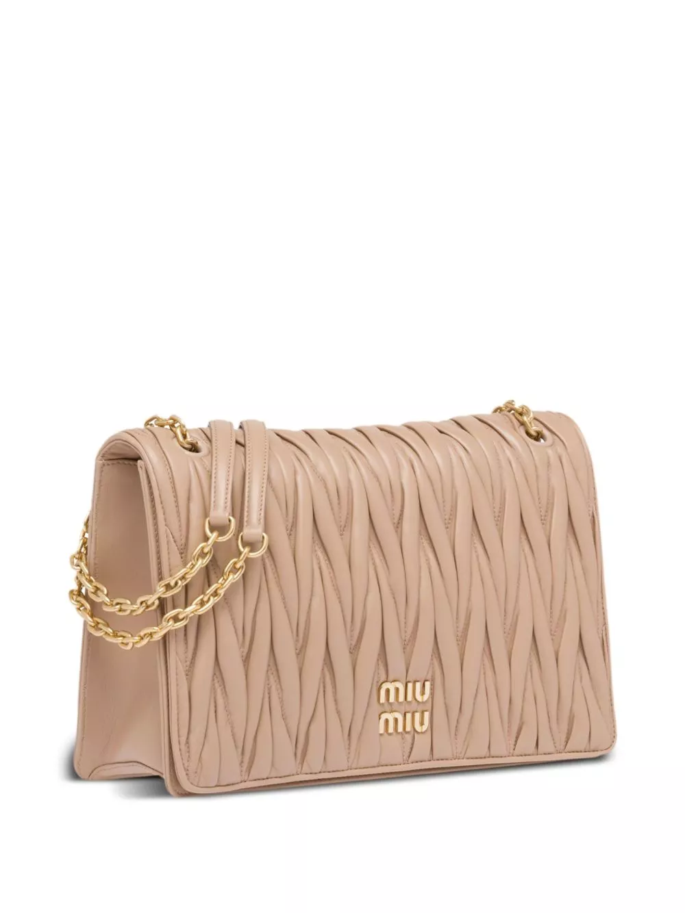 Affordable Miu Miu matelasse nappa leather shoulder bag Women 0125