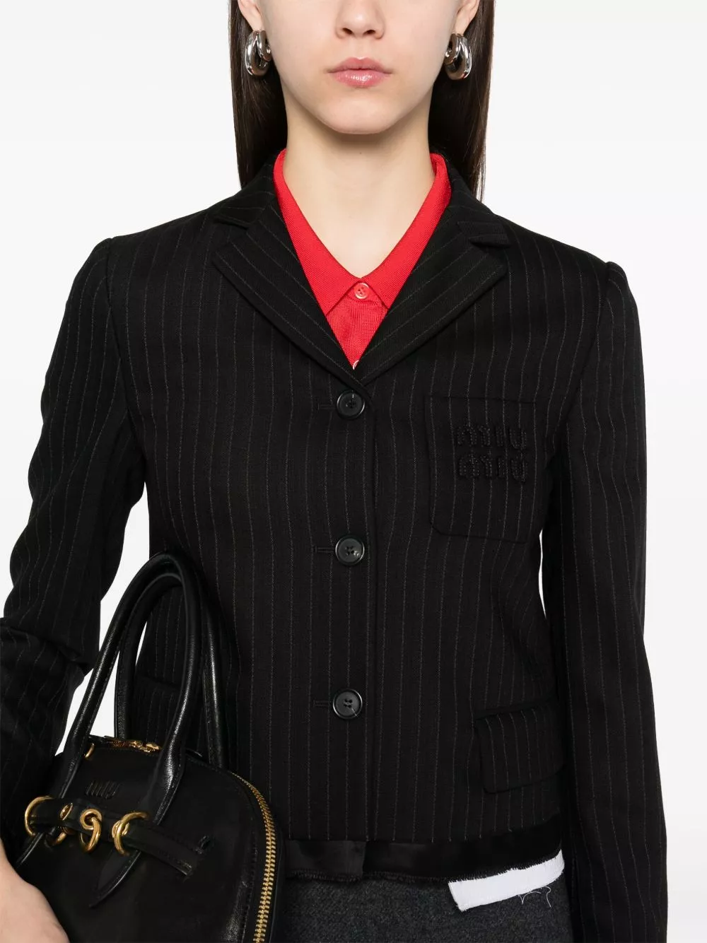 Rep Miu Miu pinstriped jacket Women 0129