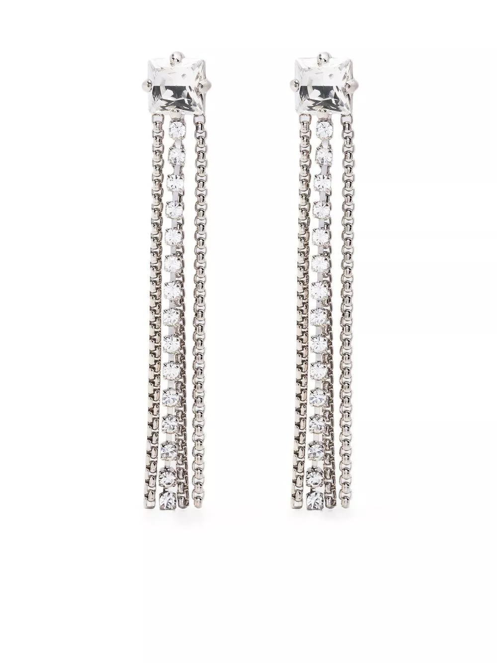 Rep Miu Miu fringe drop earrings Women 0120