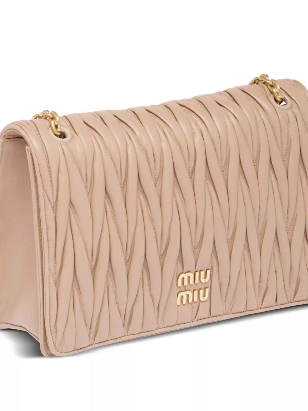 Affordable Miu Miu matelasse nappa leather shoulder bag Women 0125