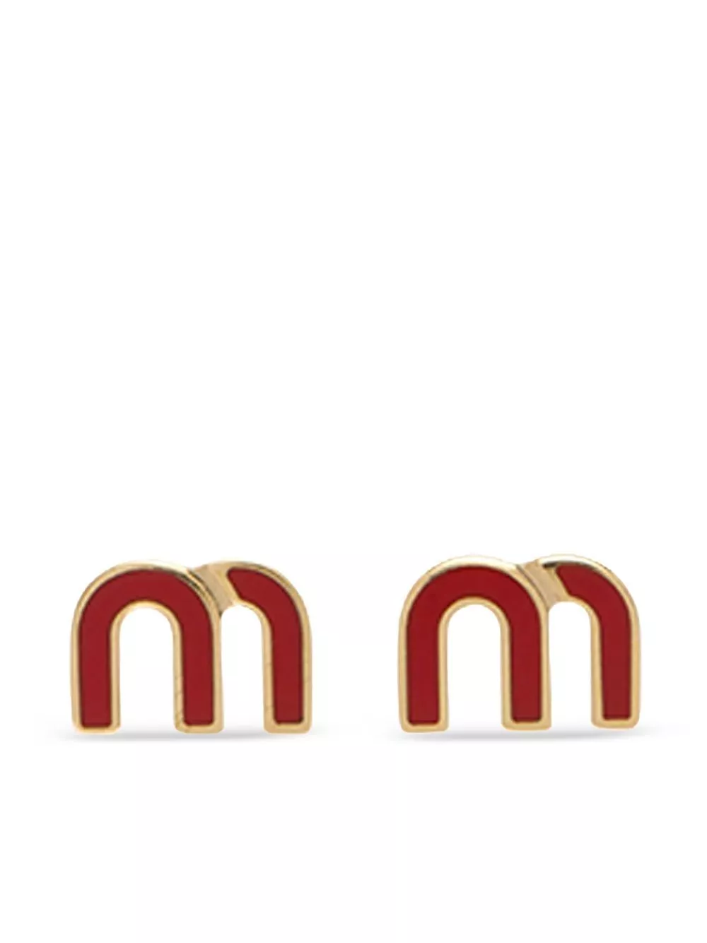 Miu Miu monogram stud earrings Women 0116