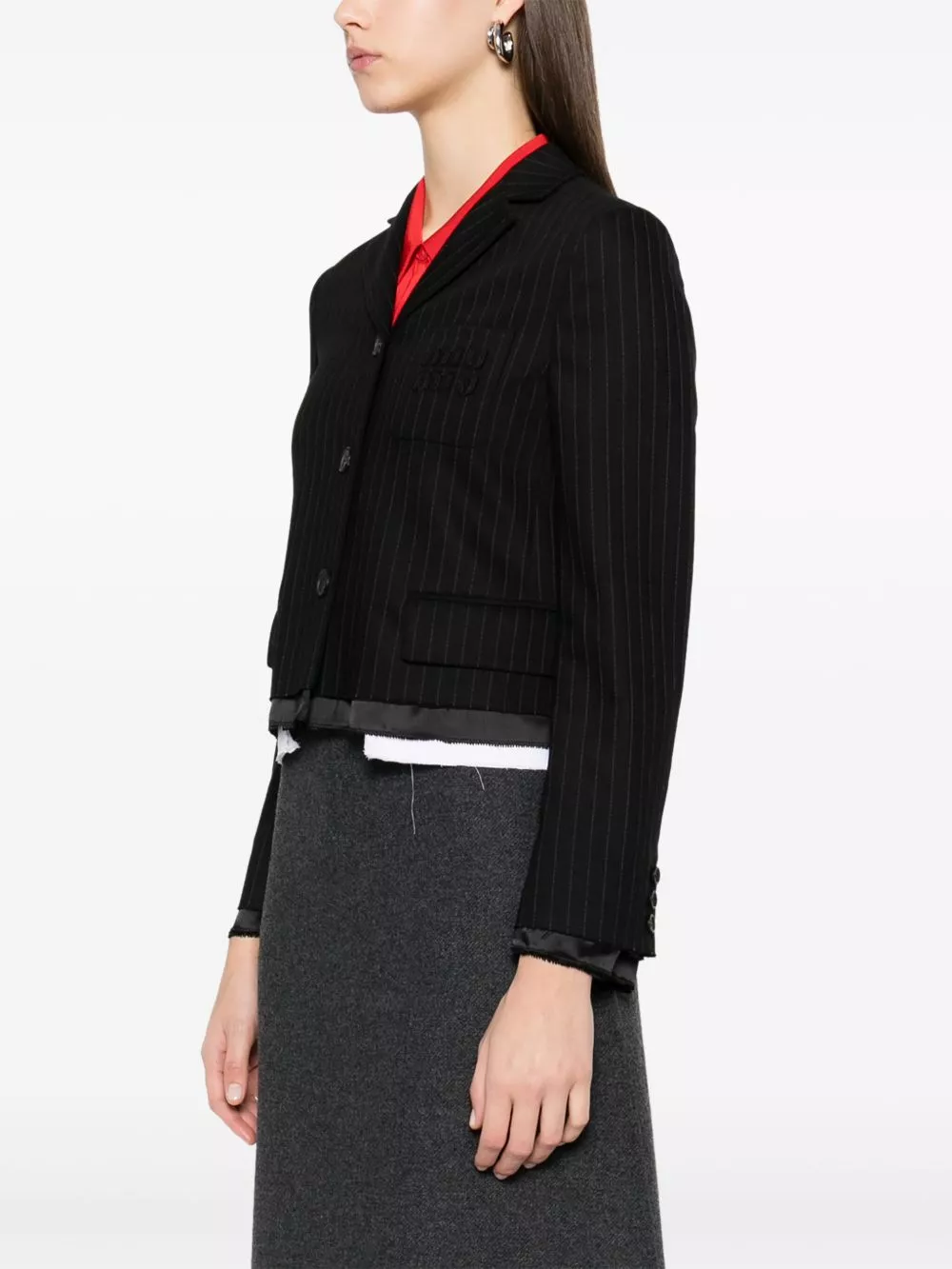 Rep Miu Miu pinstriped jacket Women 0129