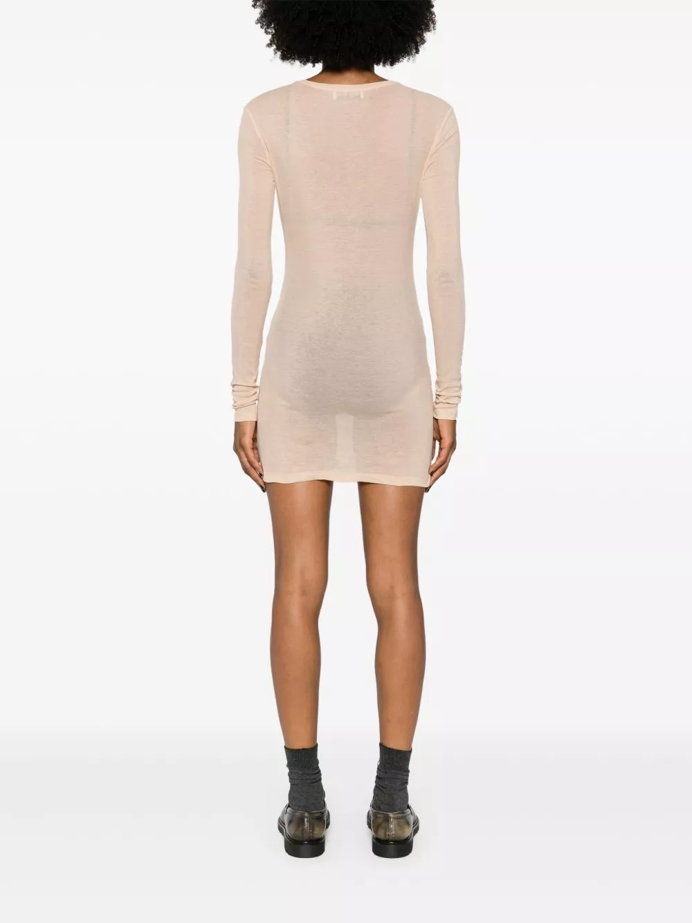 Rep Miu Miu ribbed-knit mini dress Women 0130