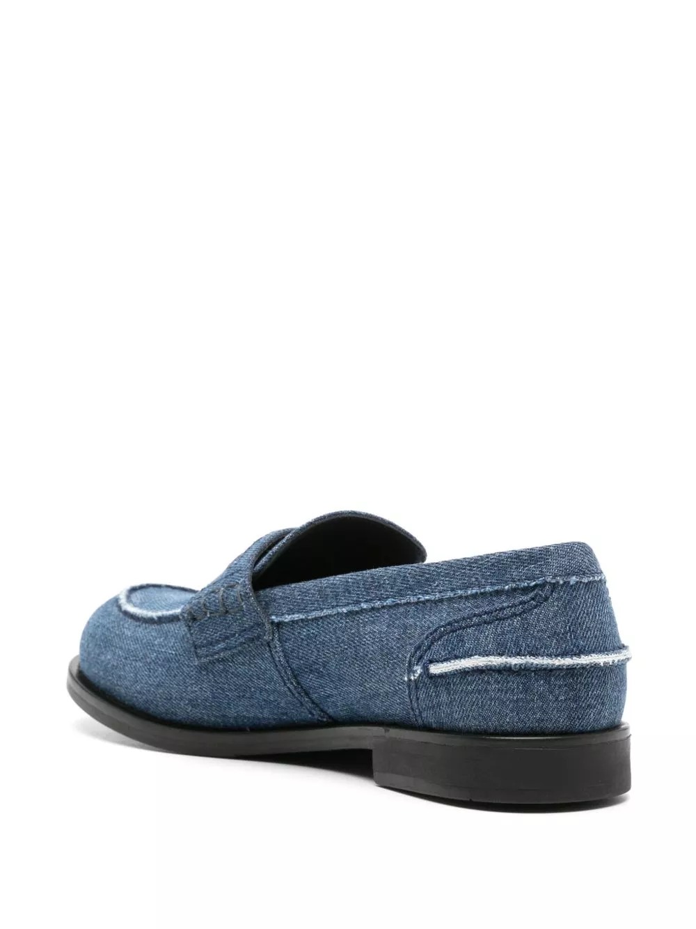 Cheap Miu Miu penny-detail denim loafers Women 0127