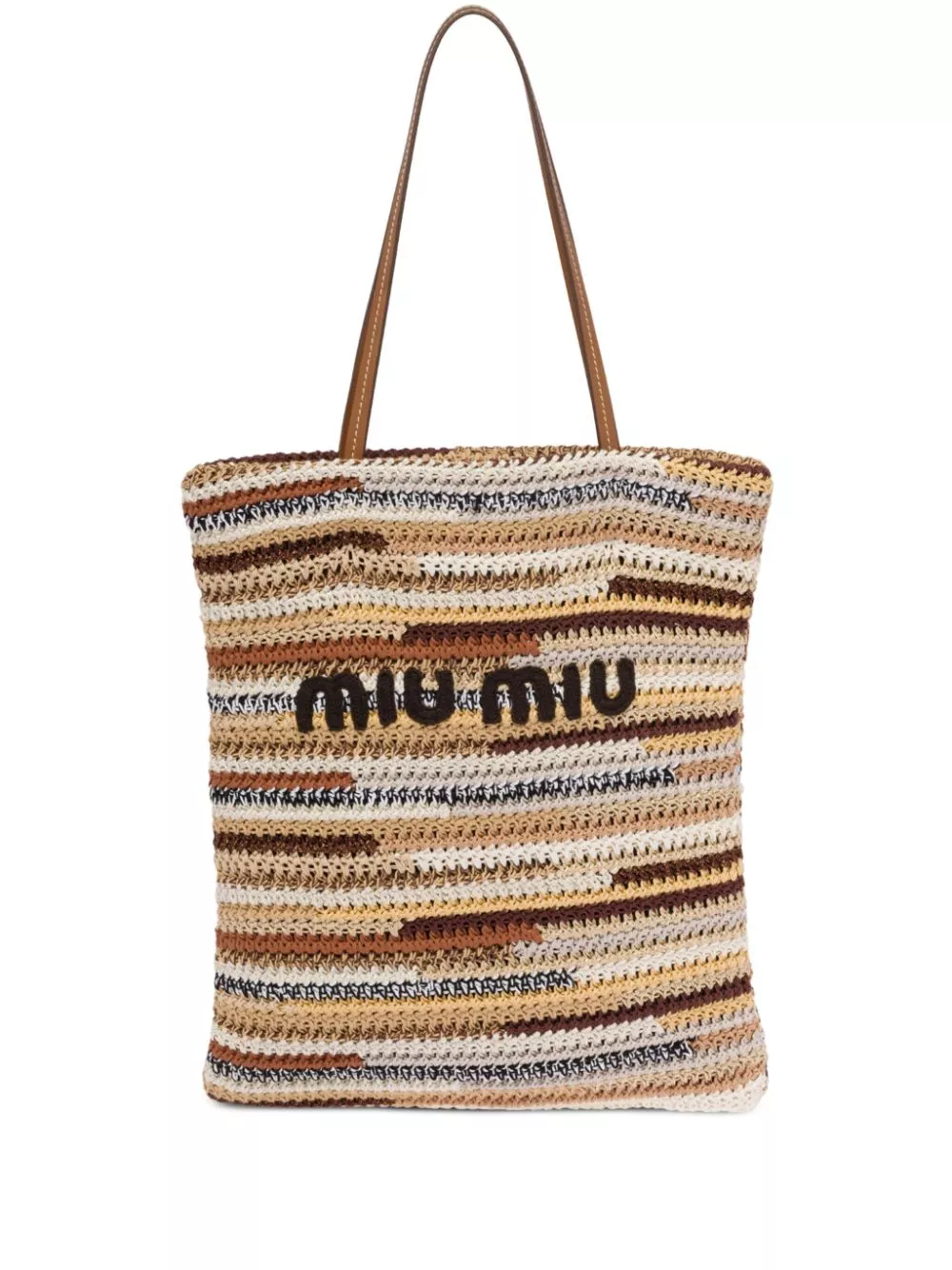 Miu Miu crochet-knit tote bag Women 0113