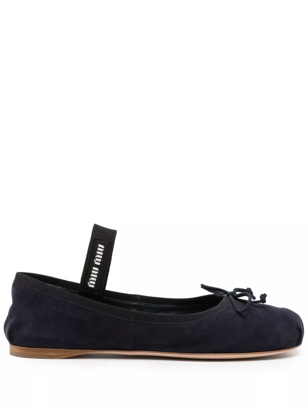 Affordable Miu Miu suede ballerina shoes Women 0124