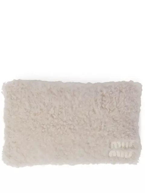 Cheap Miu Miu rectangular-shape shearling cushion Men 0127