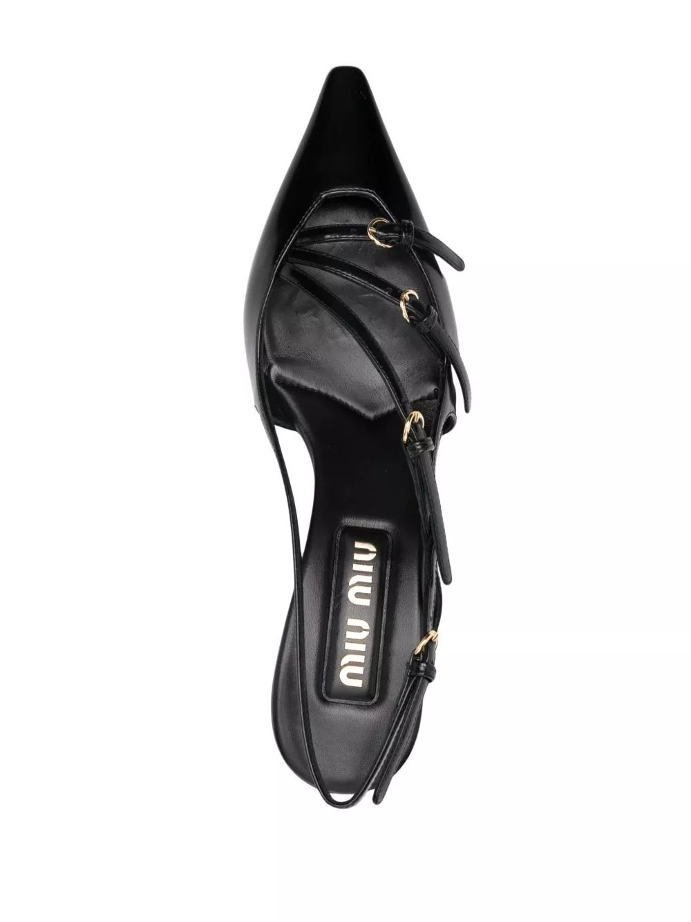 Rep Miu Miu 55mm buckle-embellished pumps Women 0124