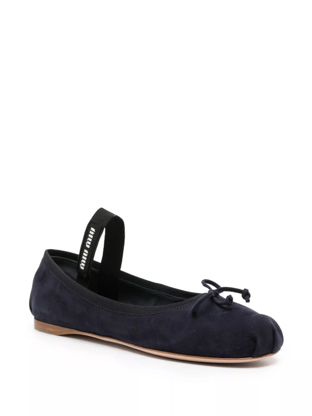 Affordable Miu Miu suede ballerina shoes Women 0124