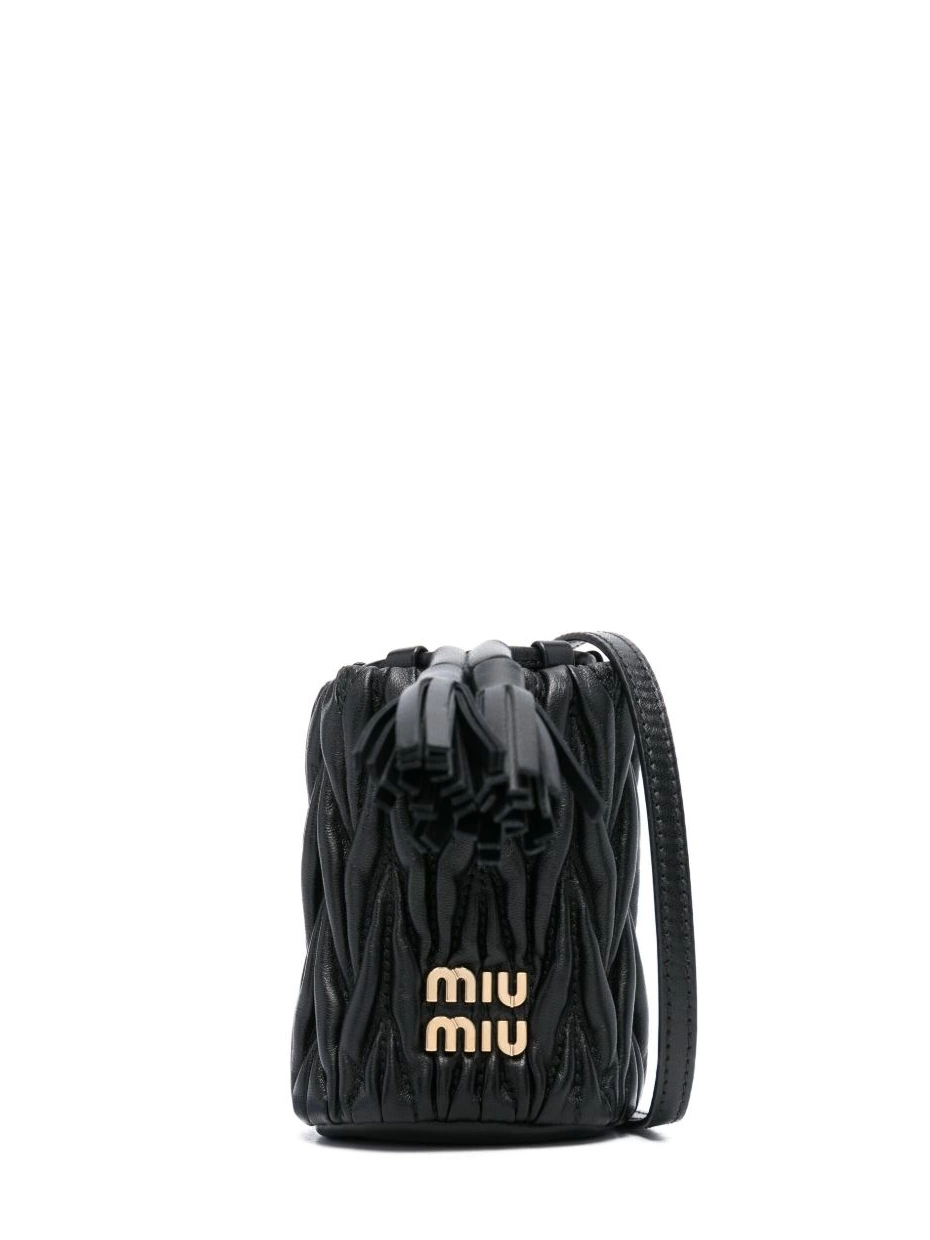 Affordable bag Miu Women matelasse logo-lettering mini Miu 0209