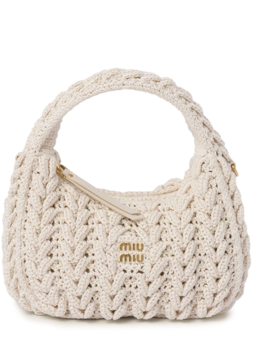 Cheap Miu Wander bag crochet Miu tote Women 0221