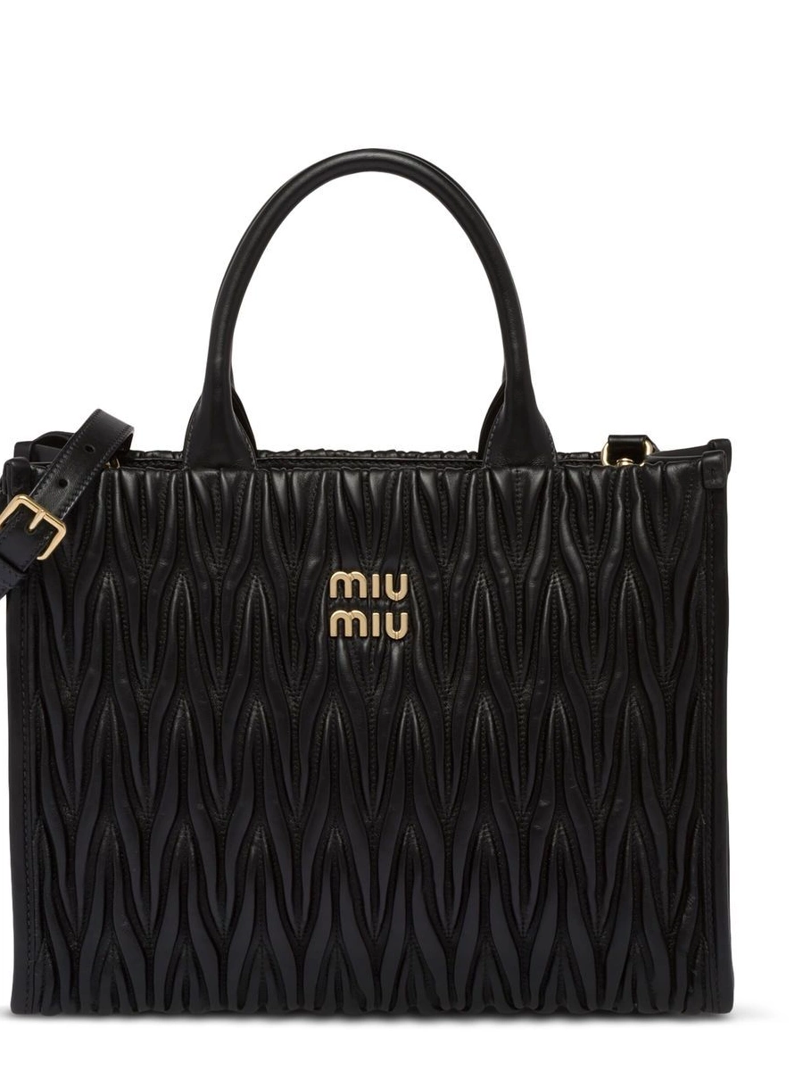 Rep Miu tote Matelasse leather Women Miu 0215