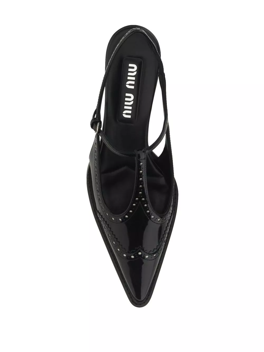 Rep Miu Miu leather brogue pumps Women 0201