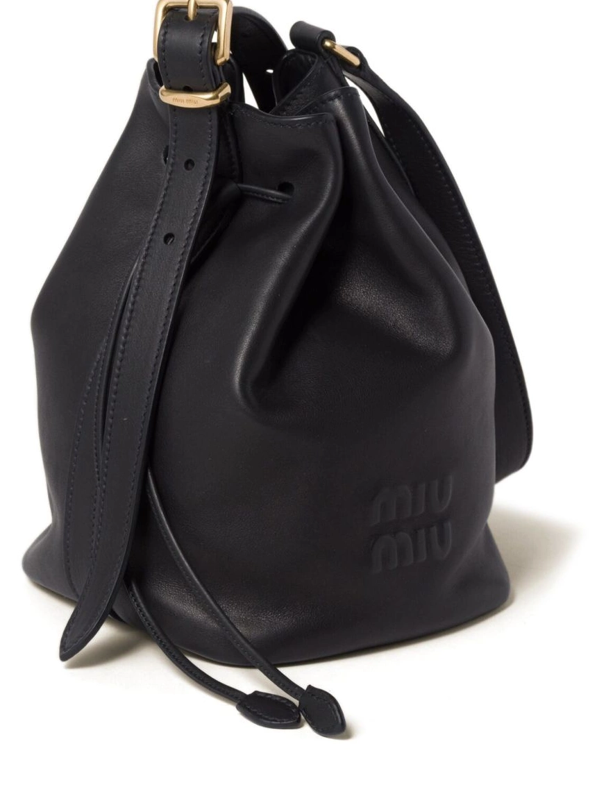 Cheap leather Women Miu Miu bucket bag 0210