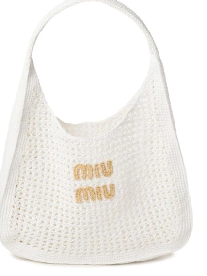 Rep handbag Miu crochet-knit Miu Women 0212