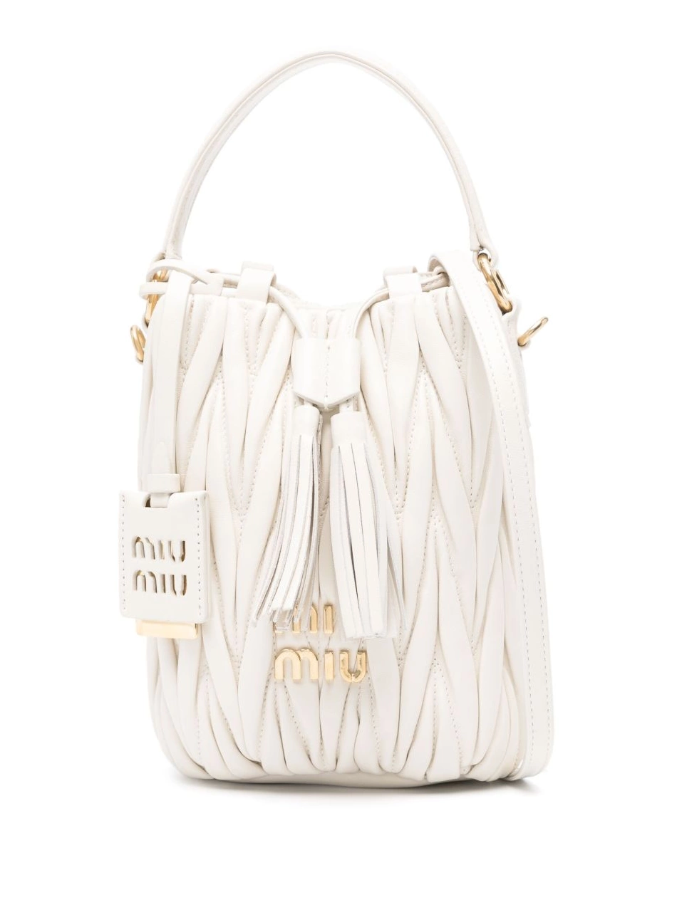 Rep bag Women bucket nappa Miu Miu matelasse 0213