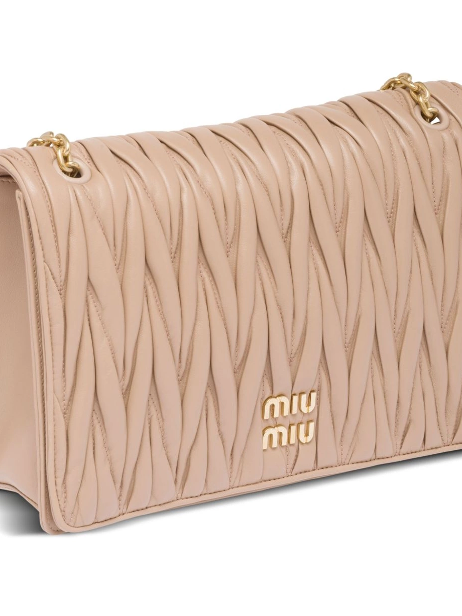 Rep Miu nappa matelasse leather bag Women shoulder Miu 0210