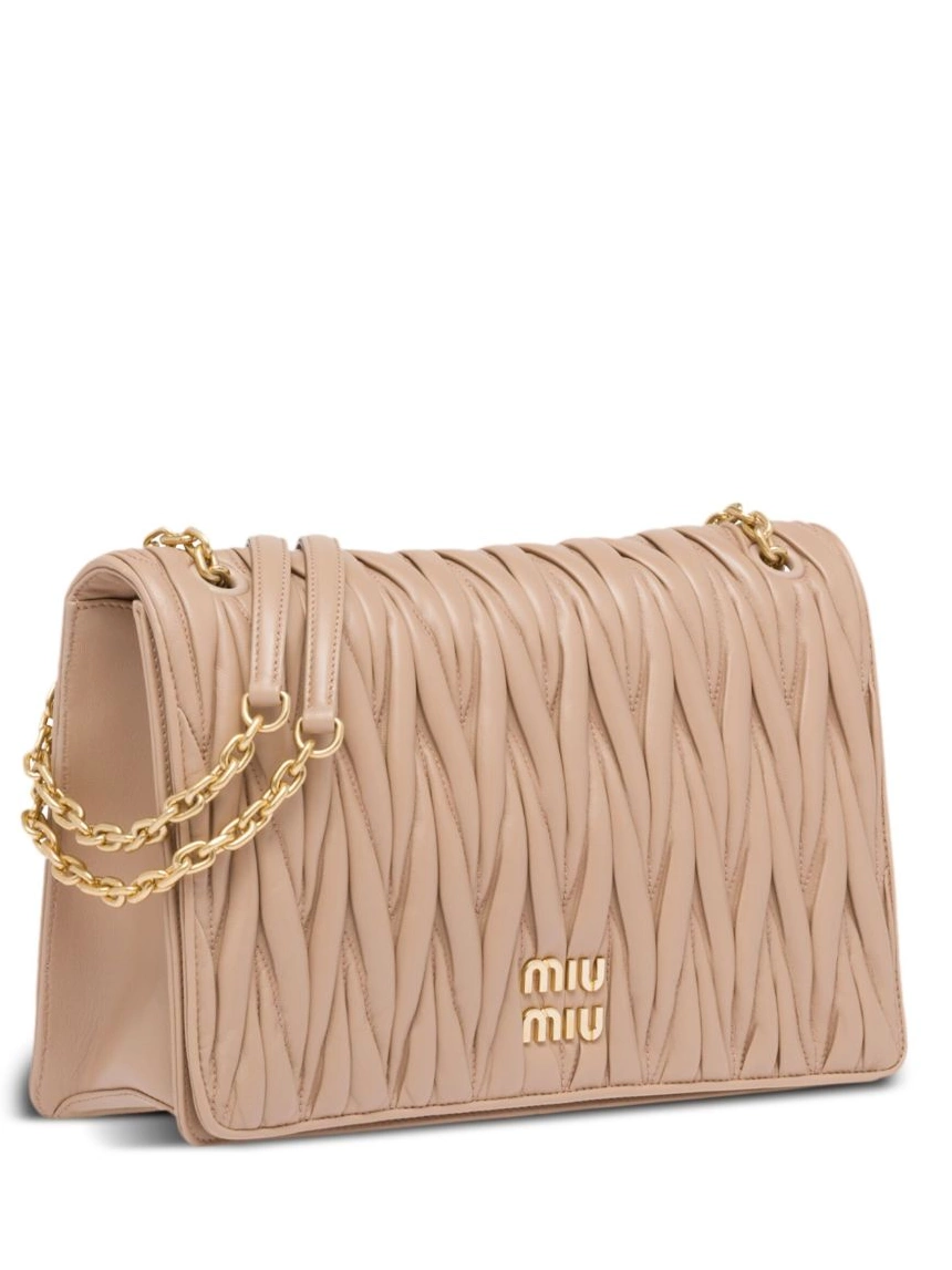 Rep Miu nappa matelasse leather bag Women shoulder Miu 0210