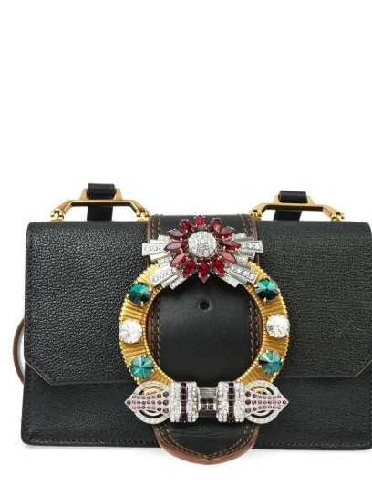 Fake bag crossbody crystal-embellished Miu Women 2000s Miu 0222