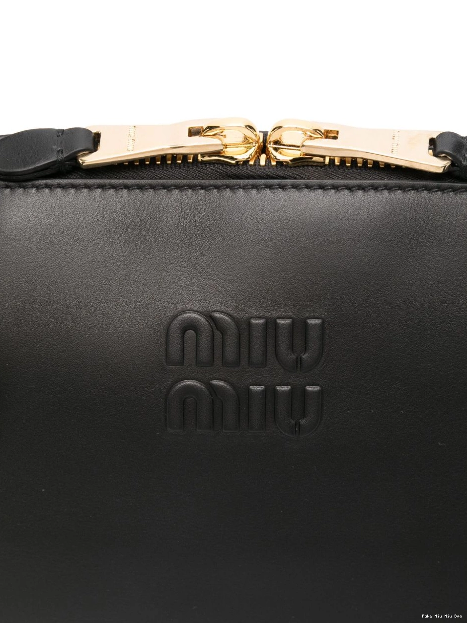 Fake Miu tote bag Women logo-embossed Miu 0219