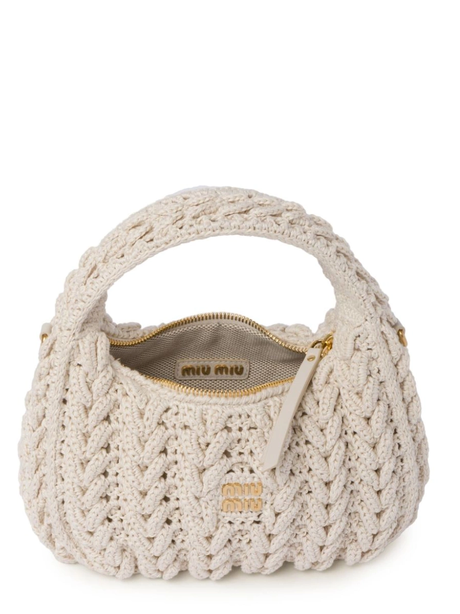 Fake Women Wander crochet tote Miu bag Miu 0210