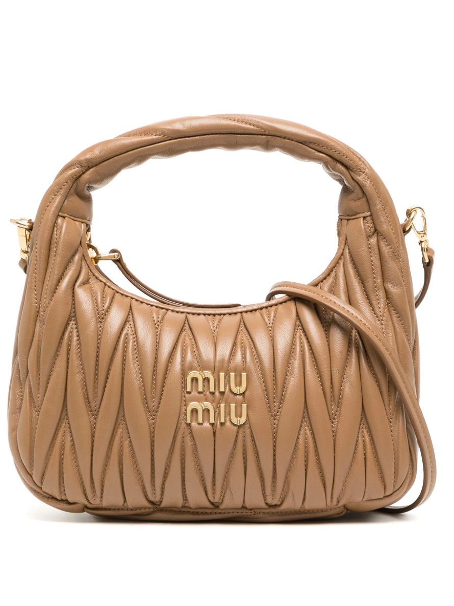 Fake shoulder matelasse Women Miu bag Miu Wander 0219