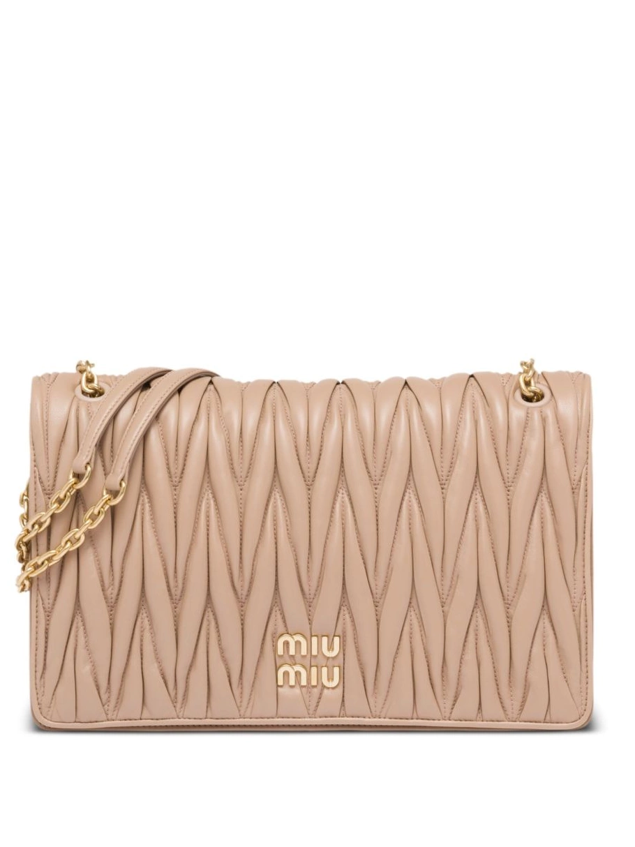 Rep Miu nappa matelasse leather bag Women shoulder Miu 0210