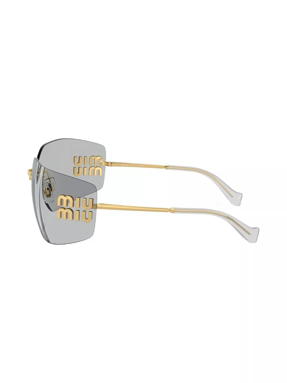 Rep Miu Miu Eyewear Runway frameless sunglasses Women 0205