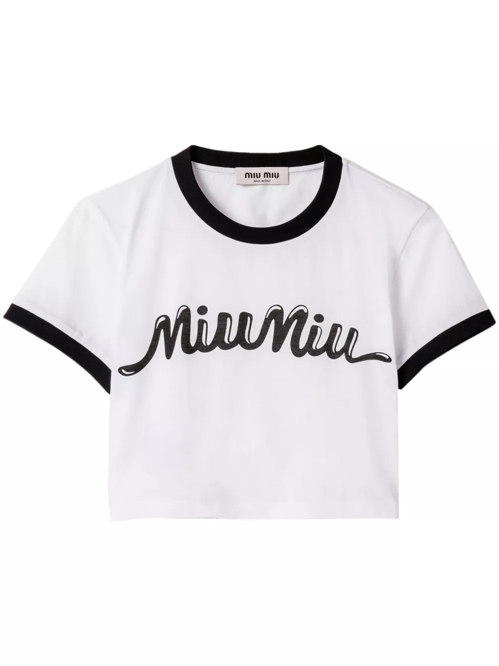 Affordable Miu Miu logo-print T-shirt Women 0204