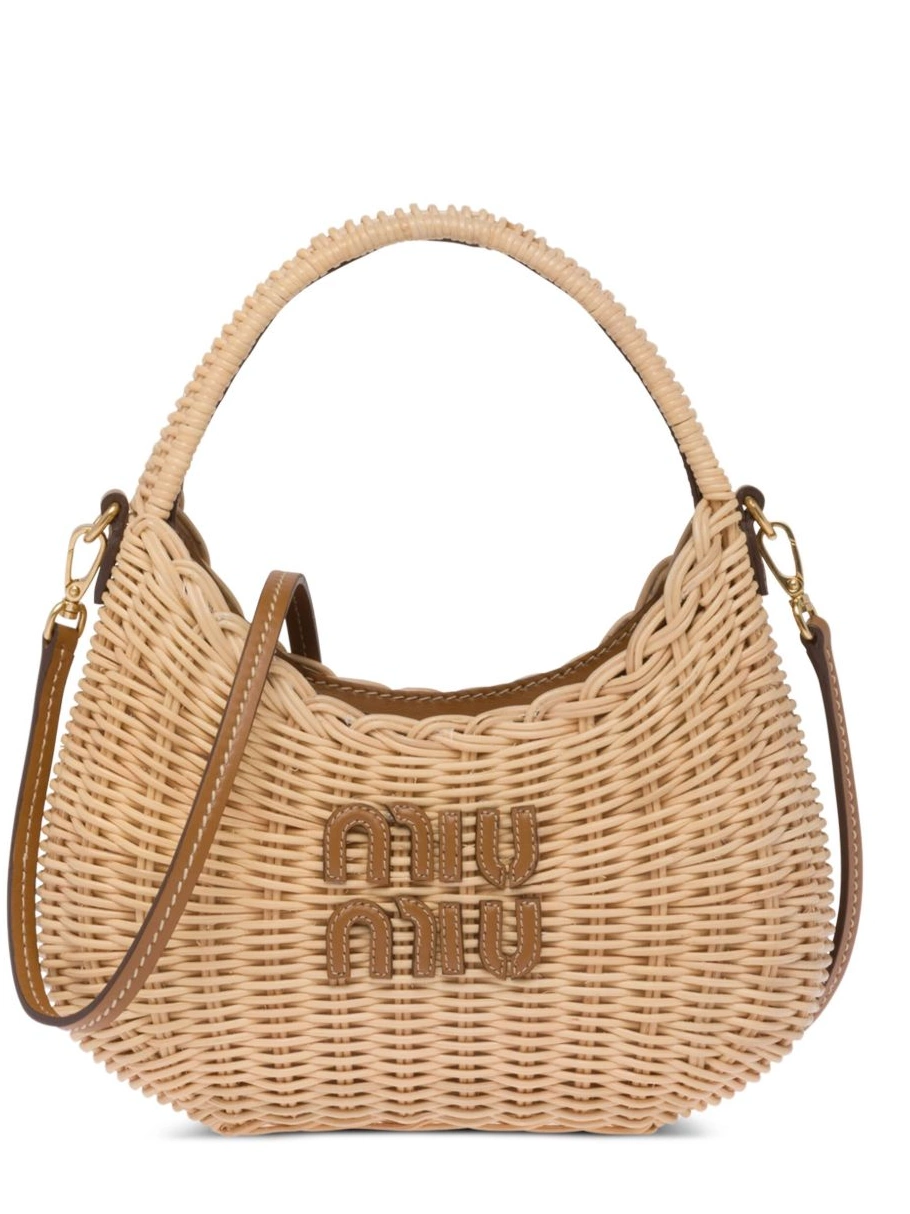 Rep Women shoulder bag Miu Wander mini wicker Miu 0225