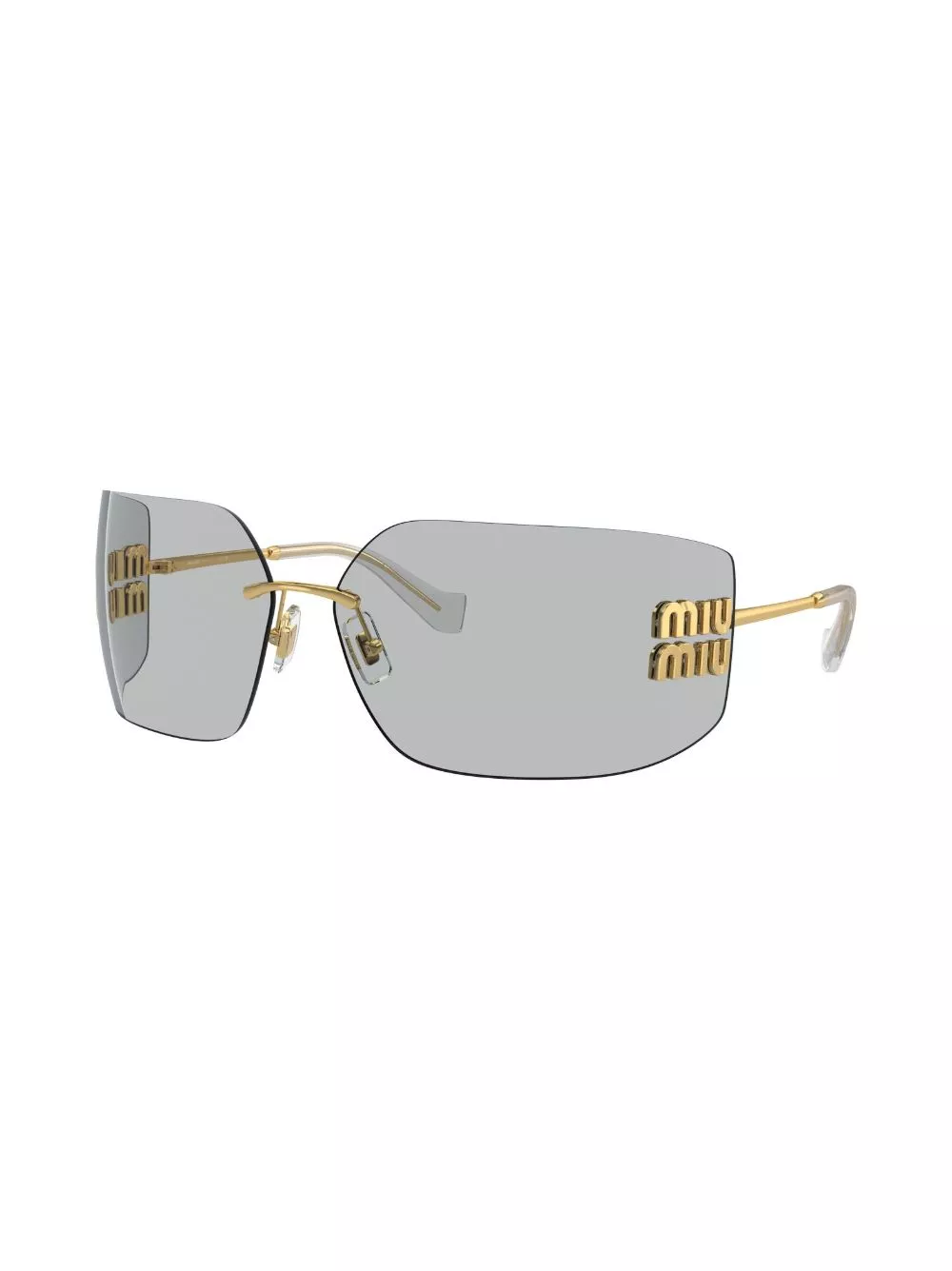 Rep Miu Miu Eyewear Runway frameless sunglasses Women 0205