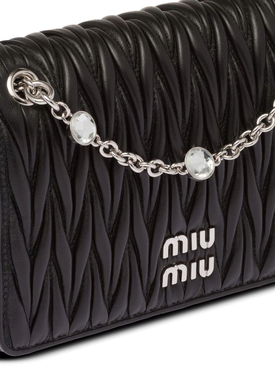 Affordable cross-body Miu leather Women Miu bag 0211