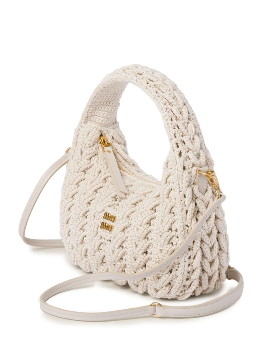 Fake Women Wander crochet tote Miu bag Miu 0210