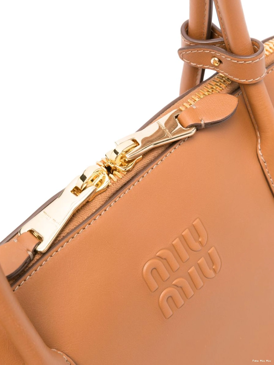 Cheap Women bag Miu tote embossed-logo Miu 0225