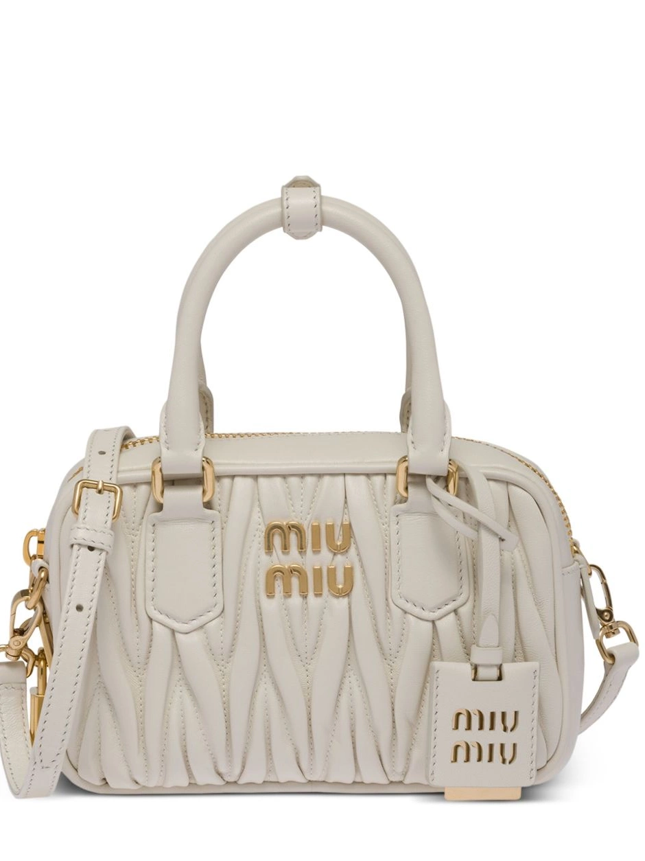 Cheap matelasse mini Women bag leather Miu logo-plaque Miu 0223