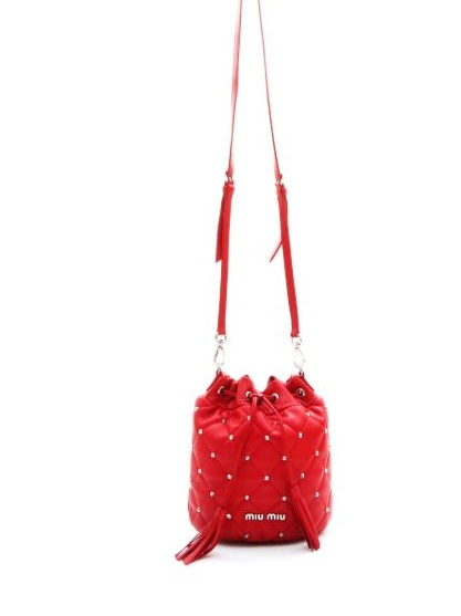 Cheap bucket studded Women bag Miu Miu 0219