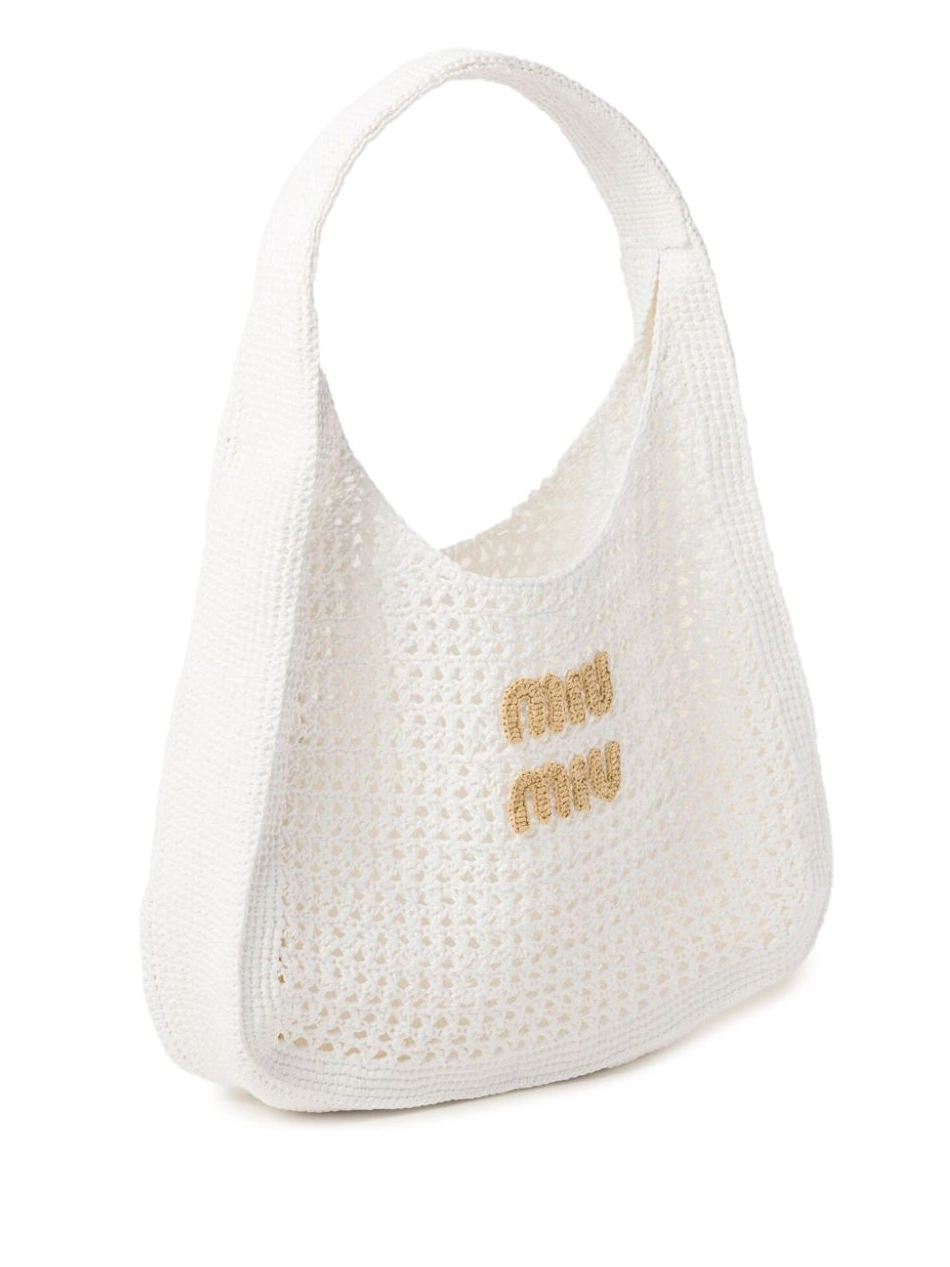 Fake crochet-knit Miu handbag Miu Women 0215