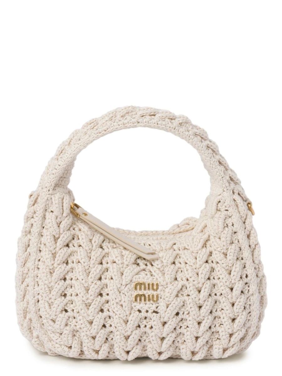 Fake Women Wander crochet tote Miu bag Miu 0210