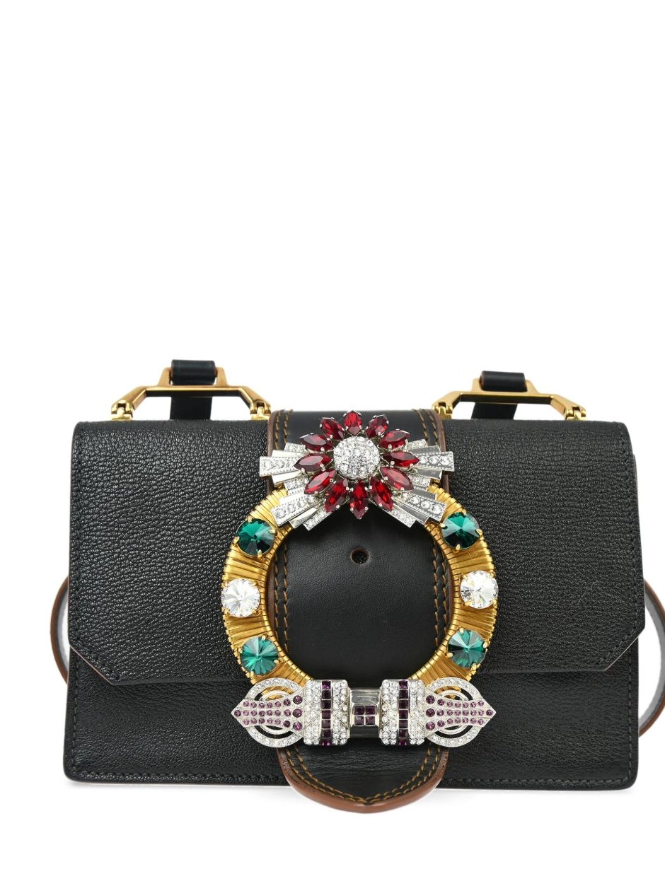 Fake bag crossbody crystal-embellished Miu Women 2000s Miu 0222