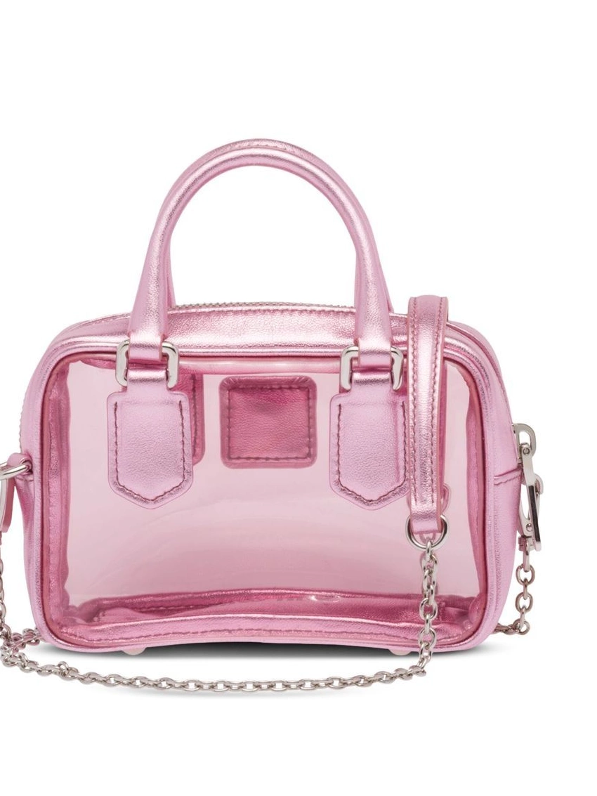 Cheap Miu metallic-effect Women transparent mini Miu bag 0216