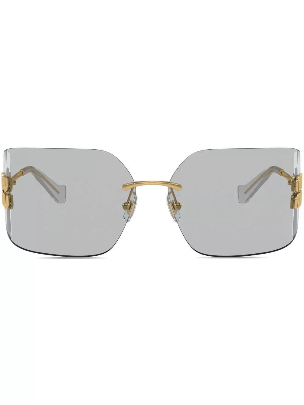 Rep Miu Miu Eyewear Runway frameless sunglasses Women 0205