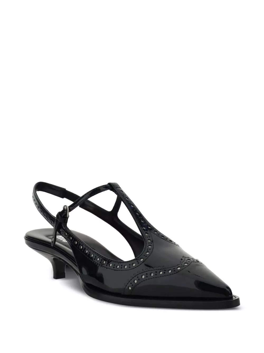 Rep Miu Miu leather brogue pumps Women 0201