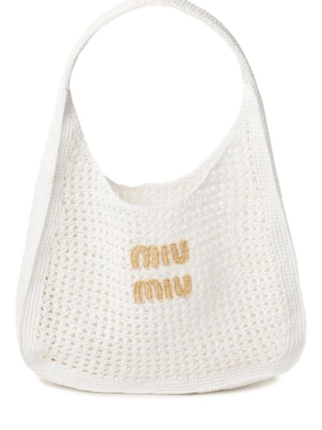 Fake crochet-knit Miu handbag Miu Women 0215