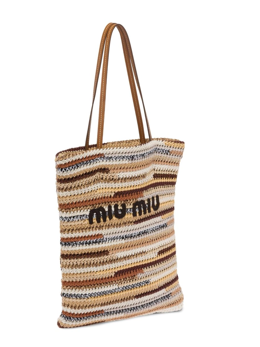 Rep Miu bag tote Miu Women crochet-knit 0210