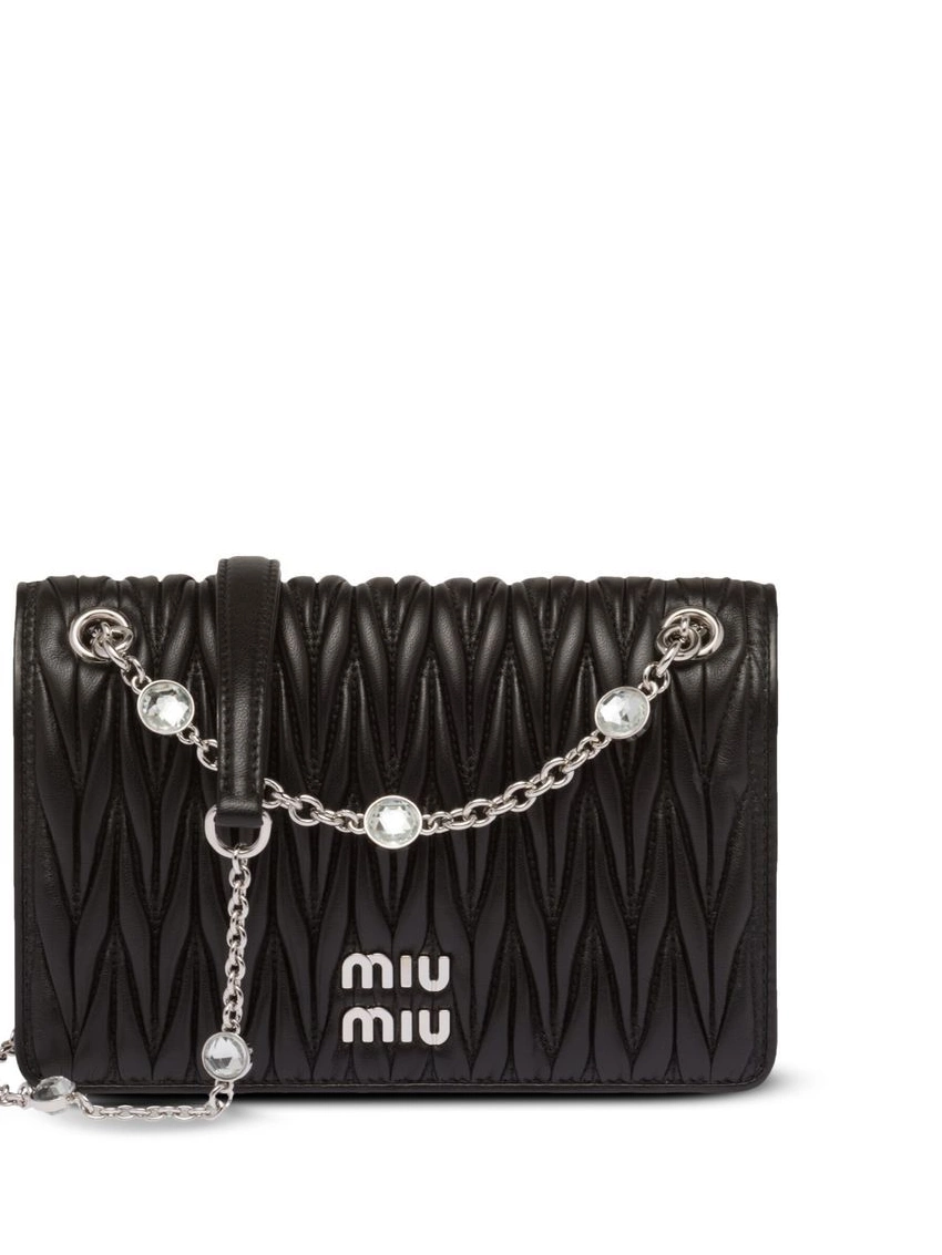 Affordable cross-body Miu leather Women Miu bag 0211