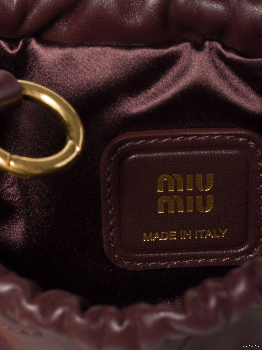 Rep Miu logo Women patch pouch Miu 0225